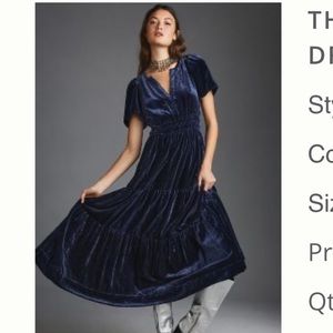 Anthropologie Somerset Maxi Dress